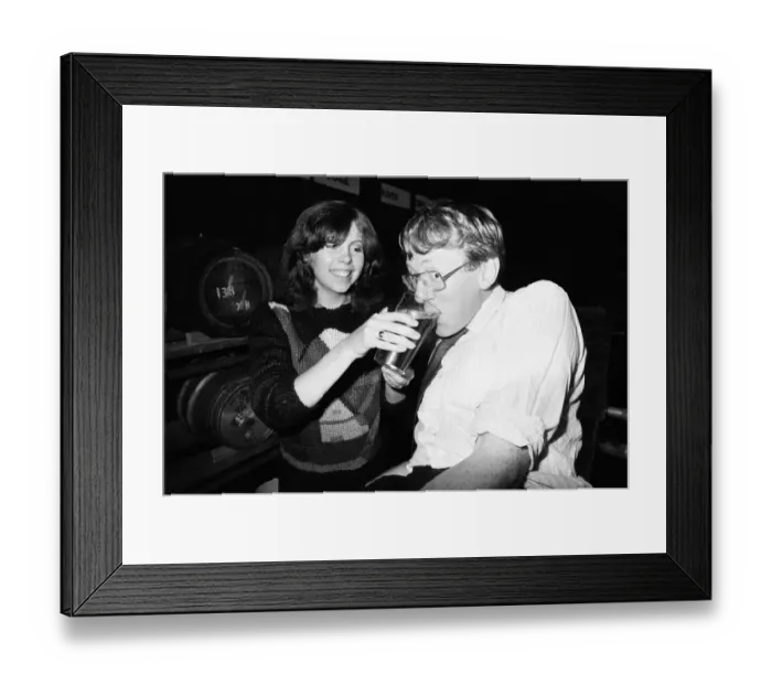 Framed Print : The first pints are poured at The Hexagon Beer Festival, Reading, August 1980 Framed Print : The first pints are poured at The Hexagon Beer Festival, Reading, August 1980