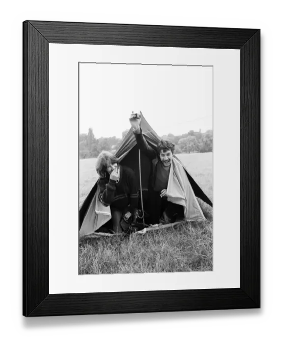 Framed Print : Early birds, Festival goers start to arrive for the 20th National Rock Festival