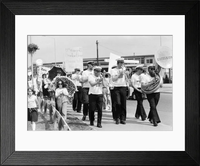 Framed Print : McDougalls Catering Foods, Mardi Gras, Reading, August 1980 Framed Print : McDougalls Catering Foods, Mardi Gras, Reading, August 1980