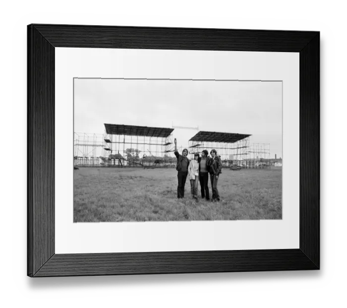 Framed Print : Early birds, Festival goers start to arrive for the 20th National Rock Festival