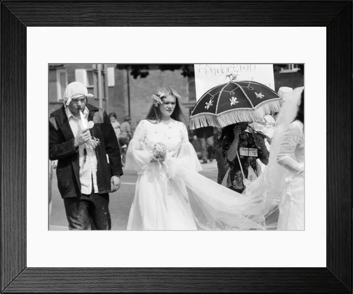 Framed Print : McDougalls Catering Foods, Mardi Gras, Reading, August 1980 Framed Print : McDougalls Catering Foods, Mardi Gras, Reading, August 1980