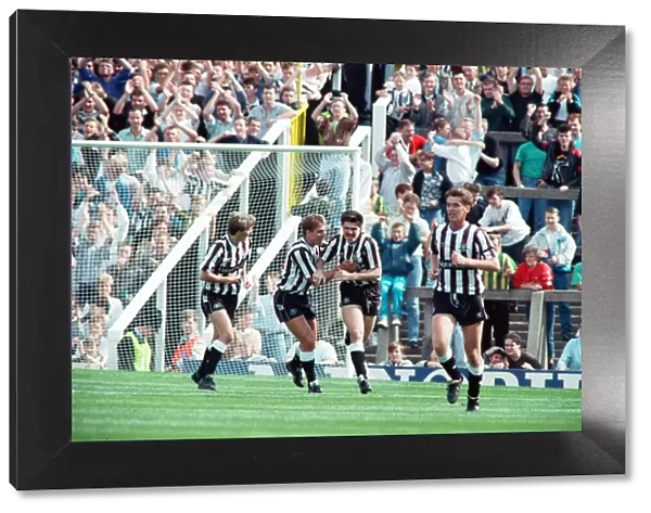 Newcastle United 5 -2 Leeds United, Second Division match held at St James Park