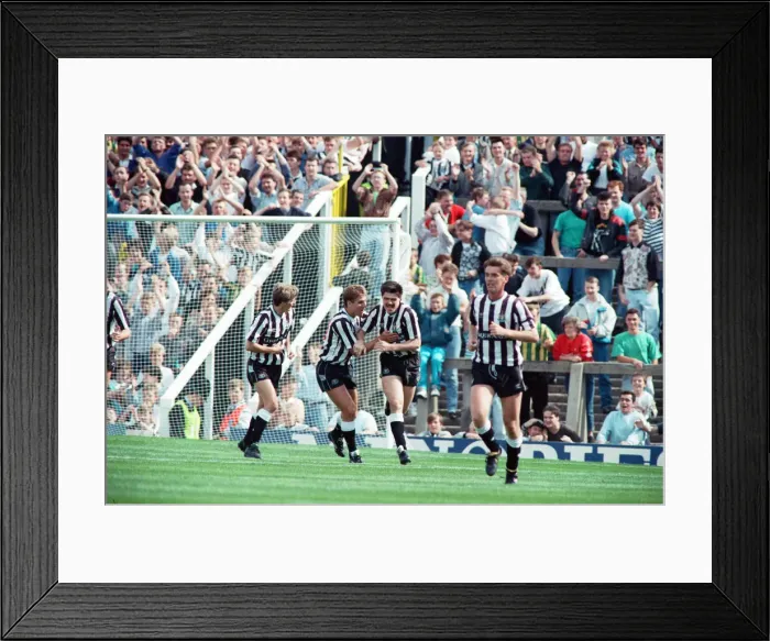Framed Print : Newcastle United 5 -2 Leeds United, Second Division match held at St James Park Framed Print : Newcastle United 5 -2 Leeds United, Second Division match held at St James Park