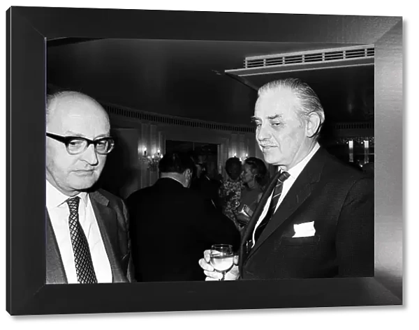 Mr Edward Pickering and Mr John Rickman at the Daily Mirror Punters Club Dinner