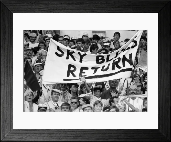 Framed Print : Everton 1-0 Coventry, Charity Shield football match at Wembley Stadium, London