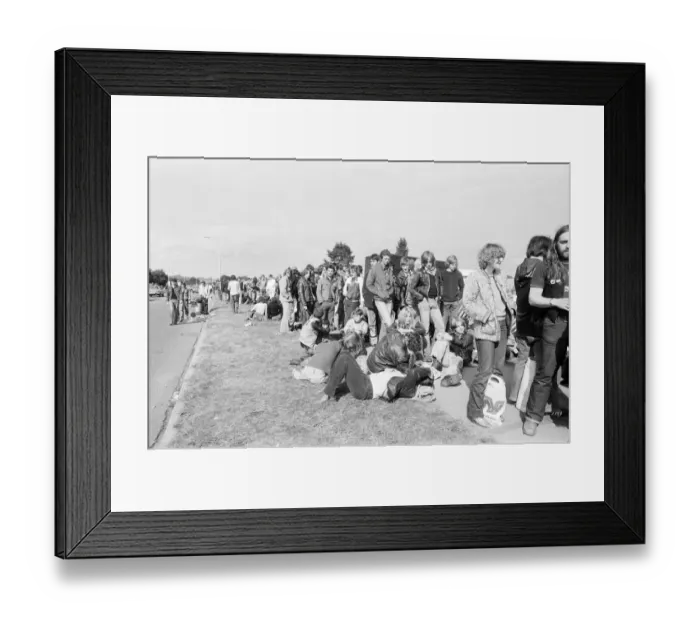 Framed Print : Reading Rock Festival 1980, the 20th National Rock Festival