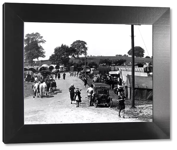 Gypsy Encampment, Appleby, Cumbria, in North West England, 17th June 1934