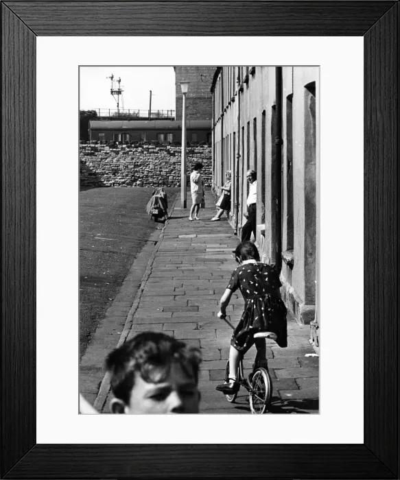 Framed Print : Newtown was a residential area of Cardiff, Wales that existed from the mid-nineteenth Framed Print : Newtown was a residential area of Cardiff, Wales that existed from the mid-nineteenth