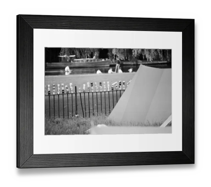 Framed Print : Festival goers at the 20th National Rock Festival, taking place 22nd to 24th August
