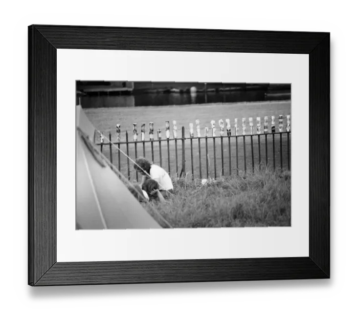 Framed Print : Festival goers at the 20th National Rock Festival, taking place 22nd to 24th August Framed Print : Festival goers at the 20th National Rock Festival, taking place 22nd to 24th August