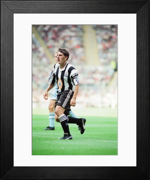 Framed Print : Newcastle 3-0 Coventry, premier league match at St James Park, Saturday 19th August 1995