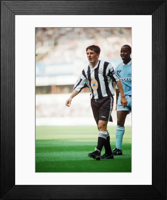 Framed Print : Newcastle 3-0 Coventry, premier league match at St James Park, Saturday 19th August 1995