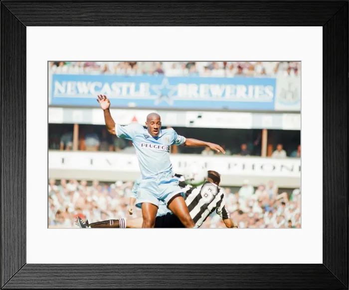 Framed Print : Newcastle 3-0 Coventry, premier league match at St James Park, Saturday 19th August 1995 Framed Print : Newcastle 3-0 Coventry, premier league match at St James Park, Saturday 19th August 1995