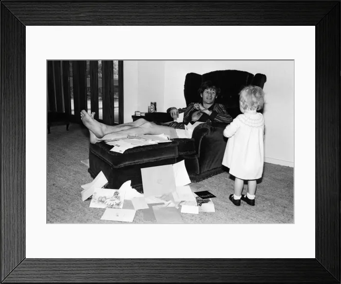 Framed Print : The normally quiet cul-de-sac in the Manchester suburb of Cheadle is a hive of activity