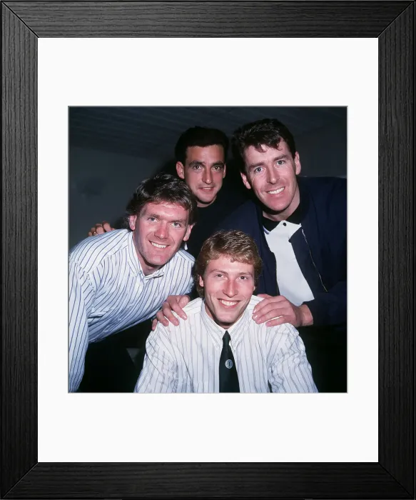 Framed Print : Ian Andrews Celtic football player & team-mates July 1988 Framed Print : Ian Andrews Celtic football player & team-mates July 1988
