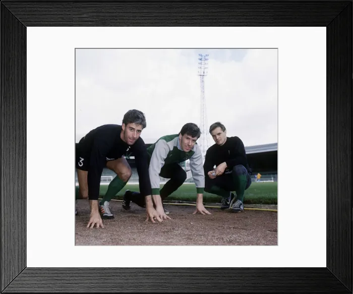 Framed Print : Mick McCarthy & Pat Bonner racing September 1987 Framed Print : Mick McCarthy & Pat Bonner racing September 1987