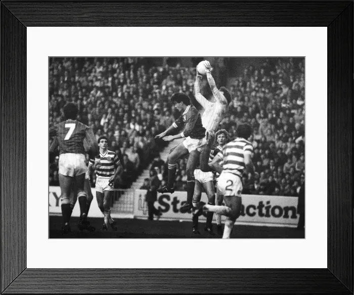 Framed Print : Rangers V Celtic January 1983 New Years Day Old Firm Match