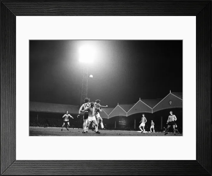 Framed Print : Wolves 4-1 Lokomotive Leipzig, UEFA Cup 2nd leg, match at Molineux Stadium