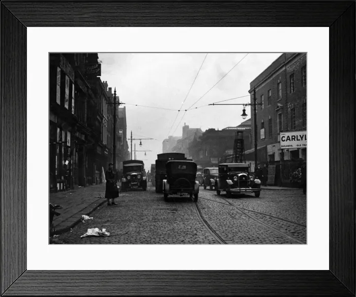 Framed Print : Swan Street. 1st January 1935 Framed Print : Swan Street. 1st January 1935