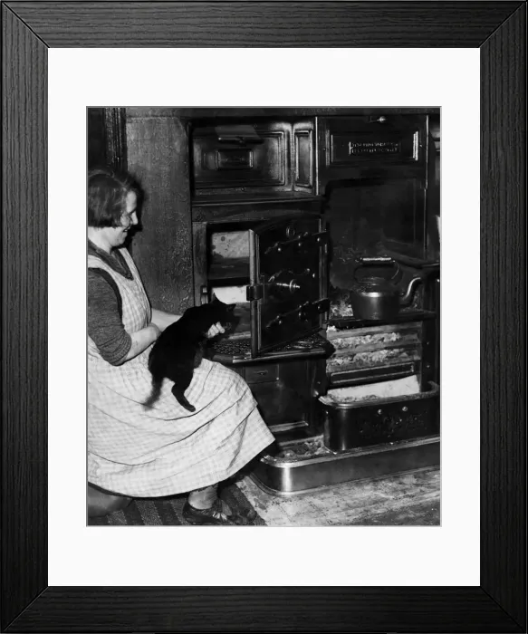 Framed Print : One of Marley Hills queer customs is observed on cavilling day Framed Print : One of Marley Hills queer customs is observed on cavilling day