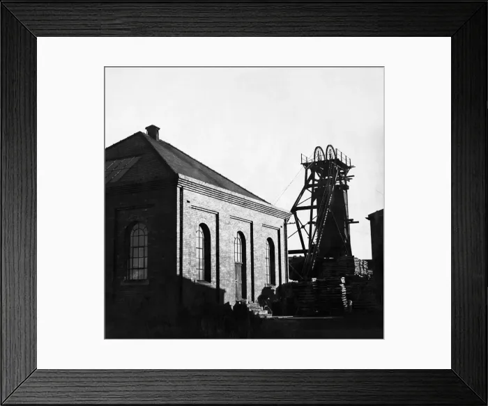 Framed Print : Coronation Pit in County Durham. 1st February 1939