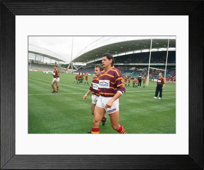 Framed Print : The first Huddersfield Giants home game at McAlpine stadium. 28th August 1994 Framed Print : The first Huddersfield Giants home game at McAlpine stadium. 28th August 1994