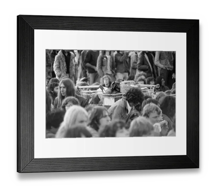 Framed Print : Reading Rock Festival 1980, the 20th National Rock Festival
