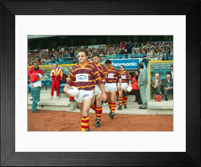 Framed Print : The first Huddersfield Giants home game at McAlpine stadium Framed Print : The first Huddersfield Giants home game at McAlpine stadium
