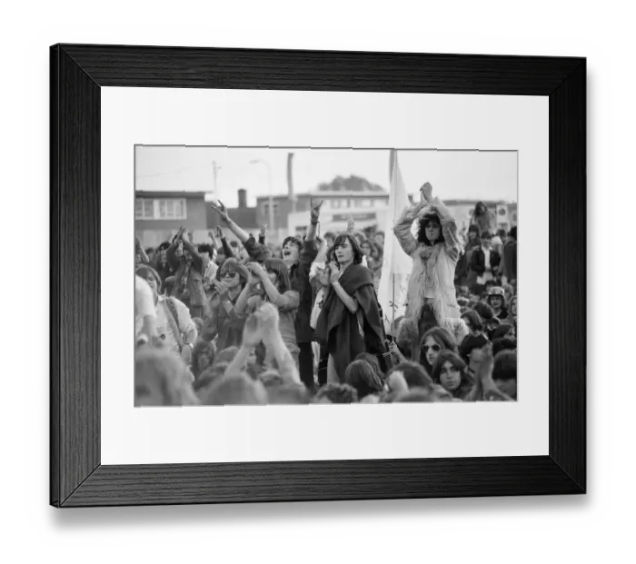 Framed Print : Reading Rock Festival 1980, the 20th National Rock Festival