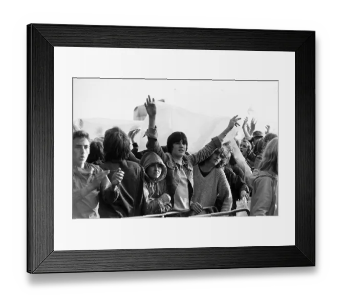 Framed Print : Reading Rock Festival 1980, the 20th National Rock Festival