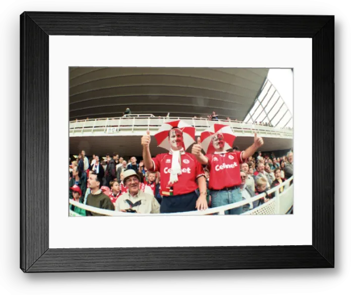 Framed Print : Chelsea 2 - 0 Middlesbrough, Premier League match held at the Cellnet Stadium Framed Print : Chelsea 2 - 0 Middlesbrough, Premier League match held at the Cellnet Stadium
