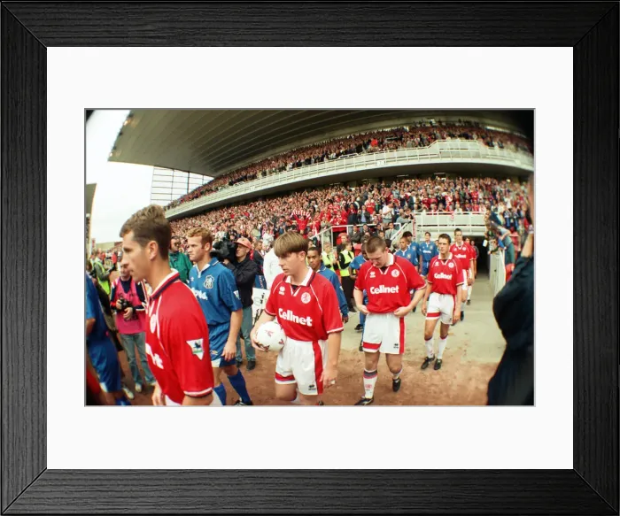 Framed Print : Chelsea 2 - 0 Middlesbrough, Premier League match held at the Cellnet Stadium Framed Print : Chelsea 2 - 0 Middlesbrough, Premier League match held at the Cellnet Stadium