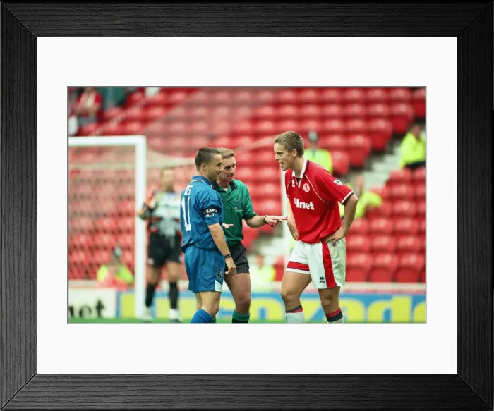 Framed Print : Chelsea 2 - 0 Middlesbrough, Premier League match held at the Cellnet Stadium Framed Print : Chelsea 2 - 0 Middlesbrough, Premier League match held at the Cellnet Stadium