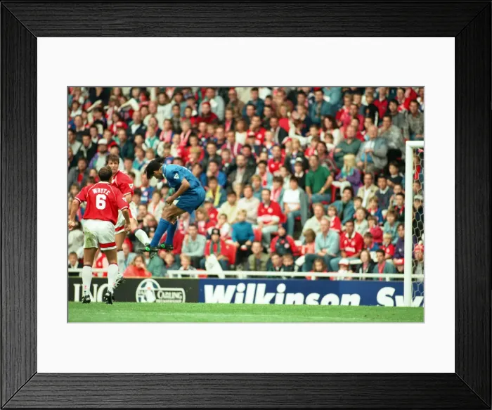 Framed Print : Chelsea 2 - 0 Middlesbrough, Premier League match held at the Cellnet Stadium Framed Print : Chelsea 2 - 0 Middlesbrough, Premier League match held at the Cellnet Stadium