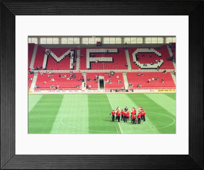 Framed Print : Chelsea 2 - 0 Middlesbrough, Premier League match held at the Cellnet Stadium