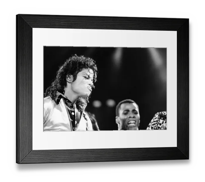 Framed Print : Michael Jackson, Bad Tour 1988, concert at Aintree Racecourse, Aintree, Merseyside Framed Print : Michael Jackson, Bad Tour 1988, concert at Aintree Racecourse, Aintree, Merseyside