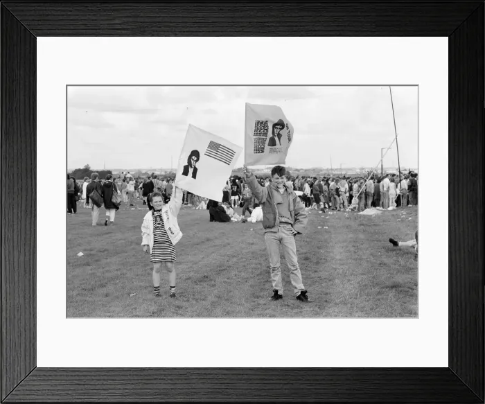 Framed Print : Michael Jackson, Bad Tour 1988, concert at Aintree Racecourse, Aintree, Merseyside Framed Print : Michael Jackson, Bad Tour 1988, concert at Aintree Racecourse, Aintree, Merseyside