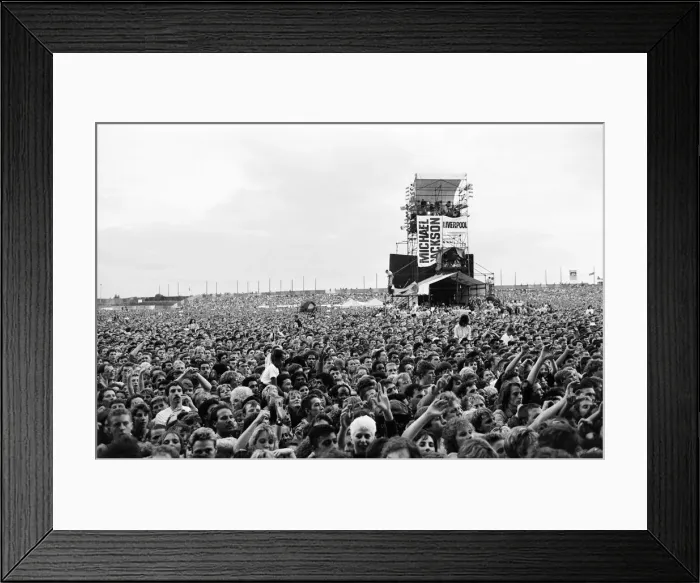 Framed Print : Michael Jackson, Bad Tour 1988, concert at Aintree Racecourse, Aintree, Merseyside Framed Print : Michael Jackson, Bad Tour 1988, concert at Aintree Racecourse, Aintree, Merseyside