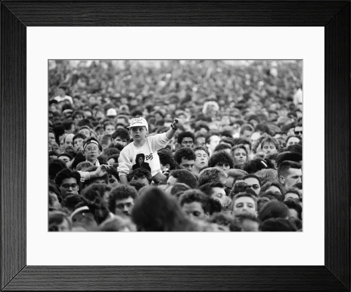 Framed Print : Michael Jackson, Bad Tour 1988, concert at Aintree Racecourse, Aintree, Merseyside Framed Print : Michael Jackson, Bad Tour 1988, concert at Aintree Racecourse, Aintree, Merseyside