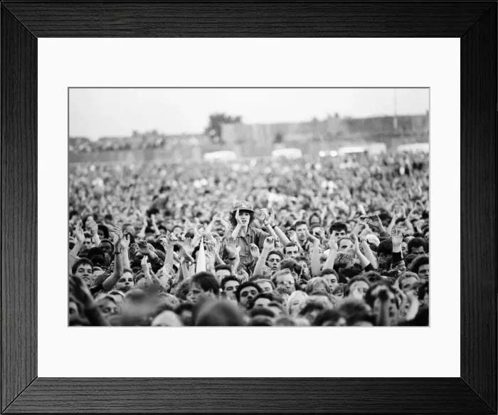 Framed Print : Michael Jackson, Bad Tour 1988, concert at Aintree Racecourse, Aintree, Merseyside Framed Print : Michael Jackson, Bad Tour 1988, concert at Aintree Racecourse, Aintree, Merseyside