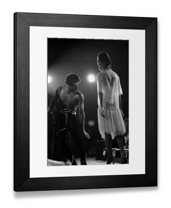 Framed Print : Zandra Rhodes Fashion Show, Olympia, London, October 1980