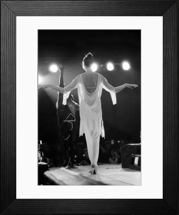 Framed Print : Zandra Rhodes Fashion Show, Olympia, London, October 1980