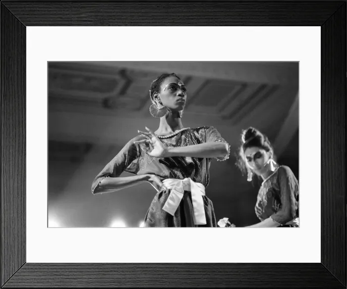 Framed Print : Zandra Rhodes Fashion Show, Olympia, London, October 1980