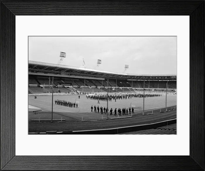 Framed Print : Wembley Stadium rehearsal for opening ceremony of World Cup by schoolboys. 10th July 1966 Framed Print : Wembley Stadium rehearsal for opening ceremony of World Cup by schoolboys. 10th July 1966