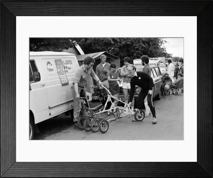 Framed Print : Pedal Go Kart Grand Prix, Ascot, England, August 1980 Framed Print : Pedal Go Kart Grand Prix, Ascot, England, August 1980