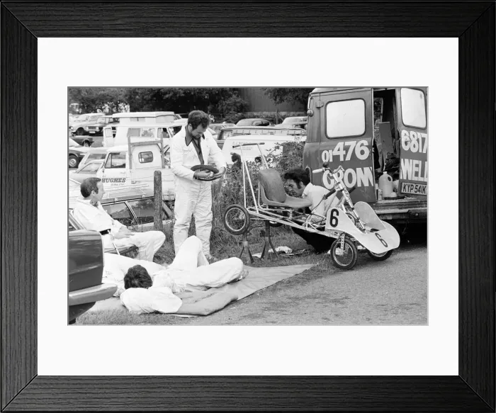 Framed Print : Pedal Go Kart Grand Prix, Ascot, England, August 1980 Framed Print : Pedal Go Kart Grand Prix, Ascot, England, August 1980