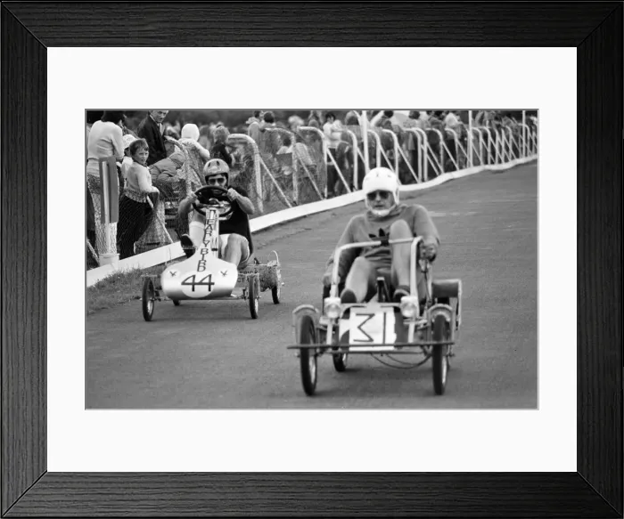 Framed Print : Pedal Go Kart Grand Prix, Ascot, England, August 1980 Framed Print : Pedal Go Kart Grand Prix, Ascot, England, August 1980