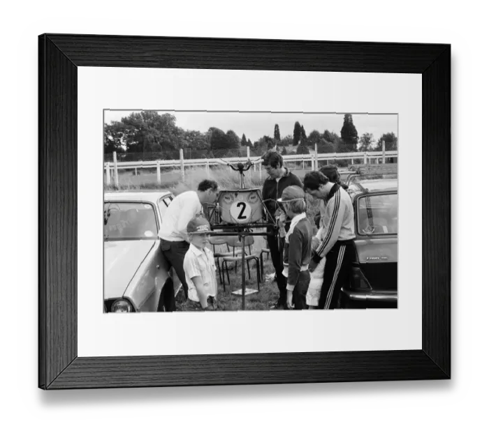 Framed Print : Pedal Go Kart Grand Prix, Ascot, England, August 1980 Framed Print : Pedal Go Kart Grand Prix, Ascot, England, August 1980