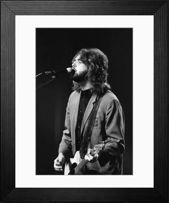 Framed Print : A performance at Liver Aid, Liverpool Empire Theatre. 20th September 1985 Framed Print : A performance at Liver Aid, Liverpool Empire Theatre. 20th September 1985