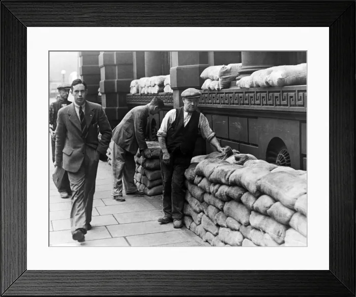 Framed Print : Completing the citys preparedness. Just one of the many examples of the work of Framed Print : Completing the citys preparedness. Just one of the many examples of the work of
